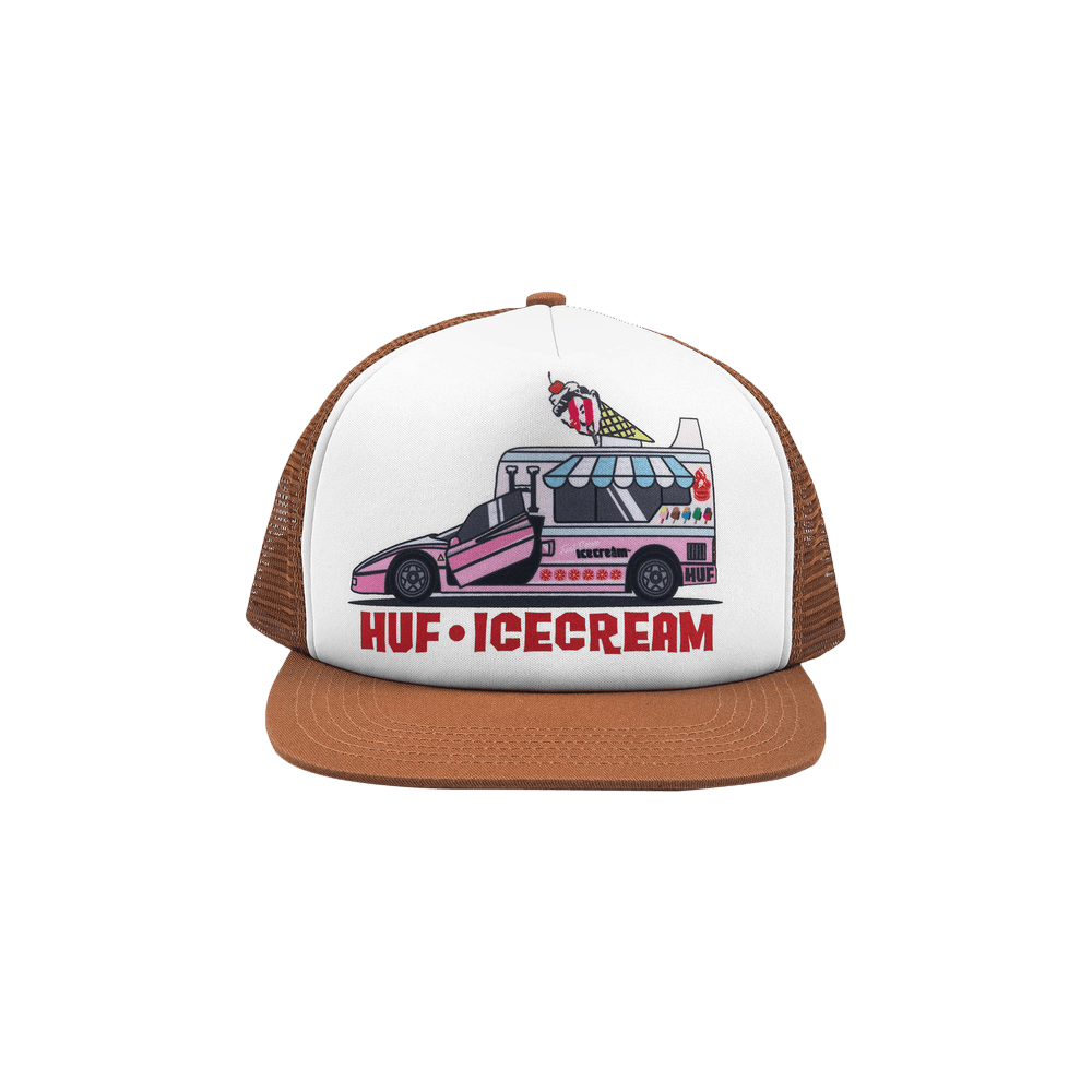 HUF x Ice Cream Fast Serve Trucker Hat Black - FW22 - US