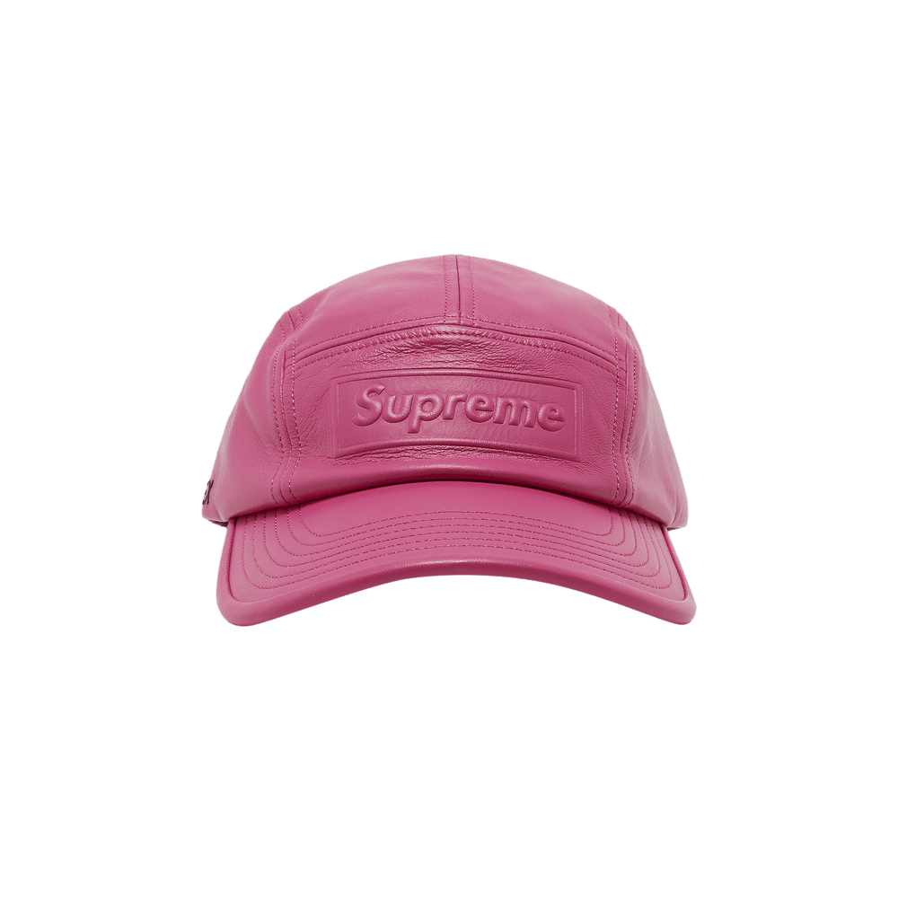 Buy Supreme GORE-TEX Leather Camp Cap 'Pink' - SS22H113 PINK | GOAT CA