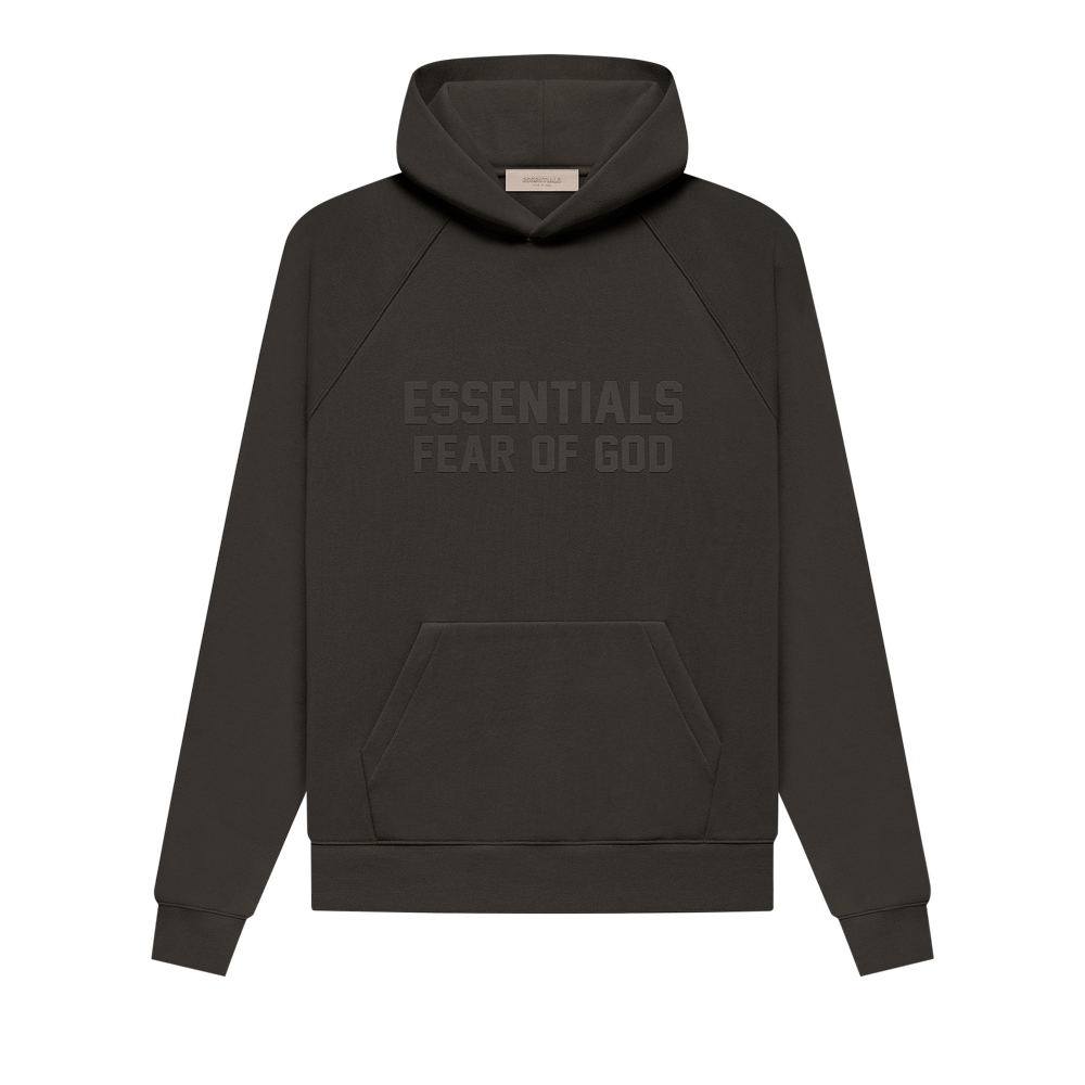 Buy Fear of God Essentials Hoodie 'Off Black' - 192SU222055F | GOAT