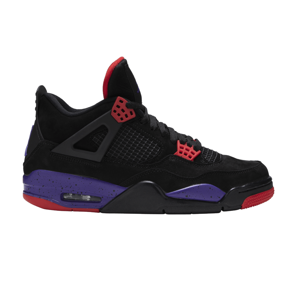 Black purple red jordan 4 deals