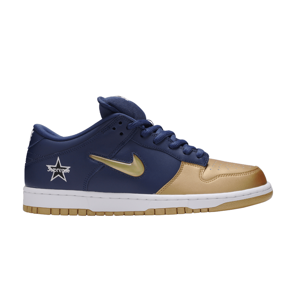 Buy Supreme x Dunk SB Low QS Metallic Gold CK3480 700 GOAT