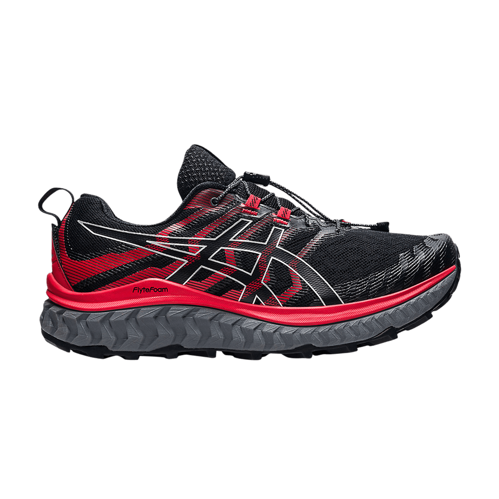 ASICS Trabuco Max Men\'s Trail Running Shoes Black/Electric Red * Size: 11.5 ASICS Trabuco Max  main image 3