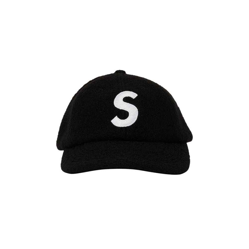 Buy Supreme Boiled Wool S Logo 6-Panel 'Black' - FW22H19 BLACK | GOAT