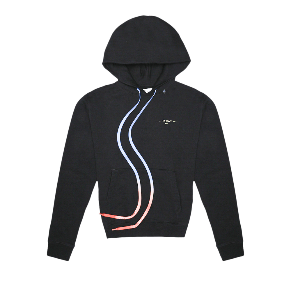 Buy Off-White Acrylic Arrows Incomplete Hoodie 'Black