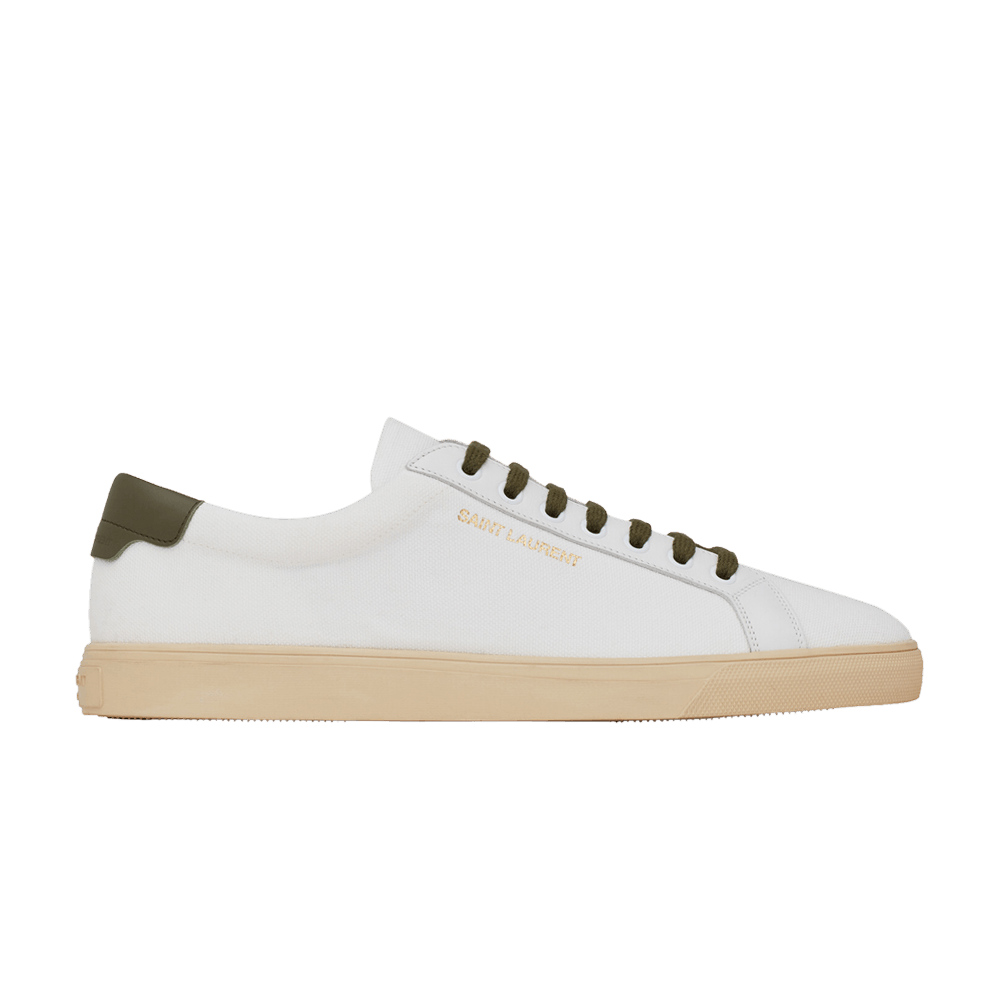 Buy Saint Laurent Andy 'White Dark Green' - 712126 12N70 8513 | GOAT