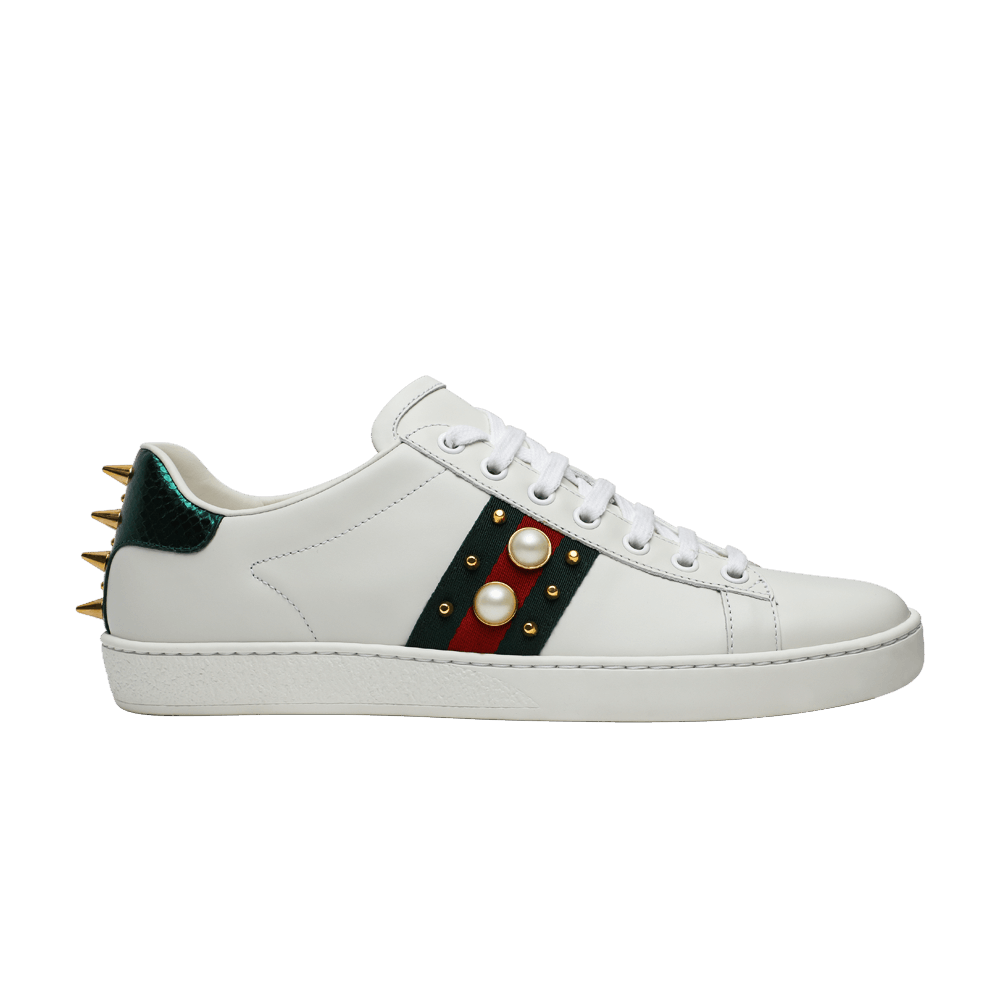 Buy Gucci Wmns Ace Studded 'White' - 431887 A38G0 9064 | GOAT