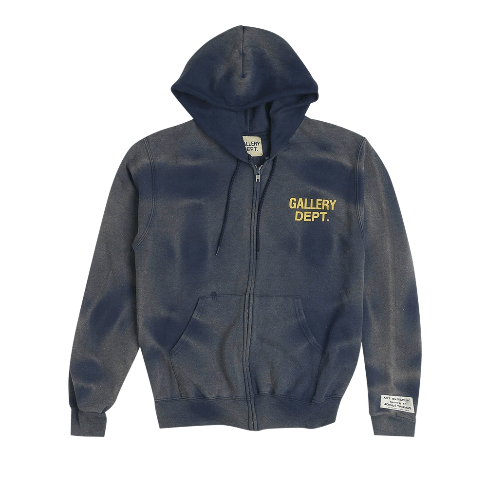 Buy Gallery Dept. Gallery Dept Zip Up Hoodie 'Navy' - SFFZH