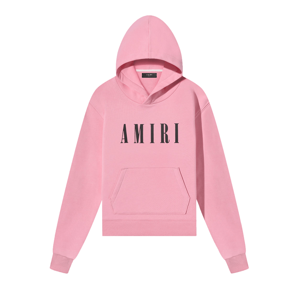 Black and pink cheap amiri hoodie