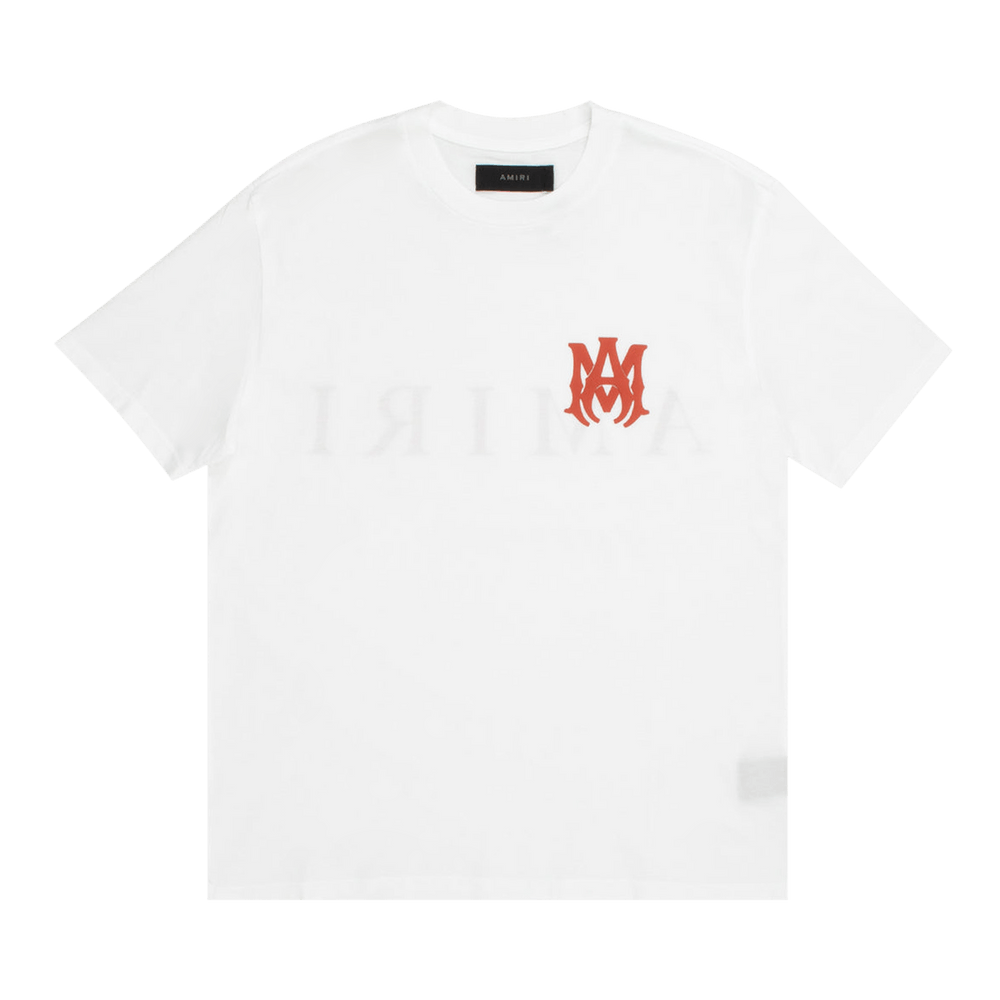 Buy Amiri MA Logo Tee 'White/Red' - AW22MJL002 124 WHIT | GOAT