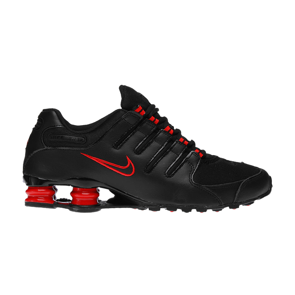 Nike shox nz red and black sale
