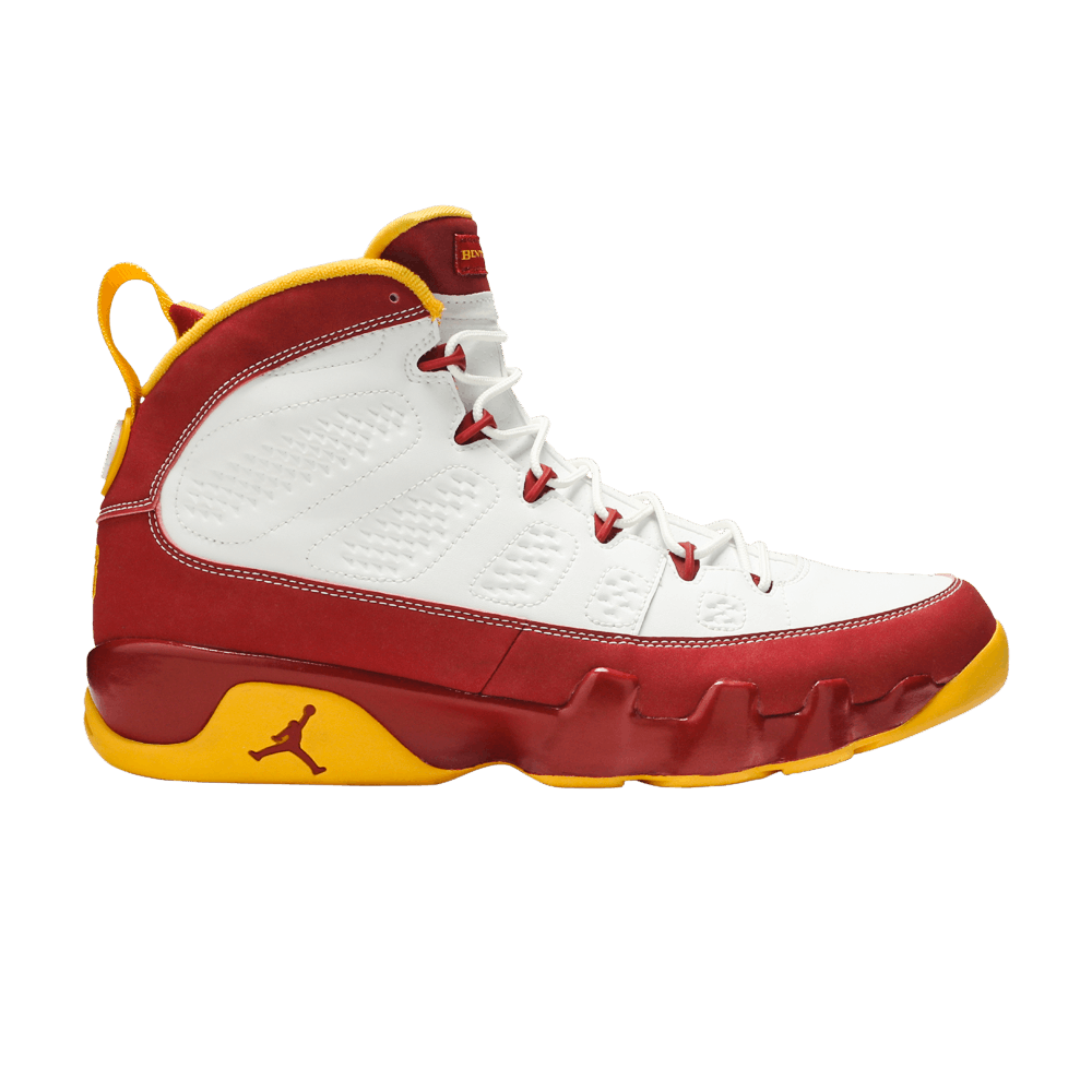 Jordan 9 red and white new arrivals