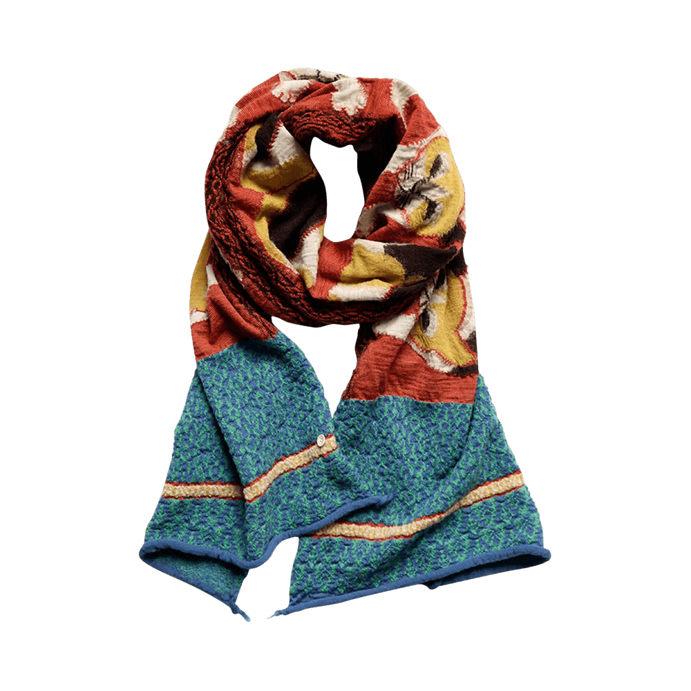 Kapital Wool Scarf Sakura Kagami Fuji