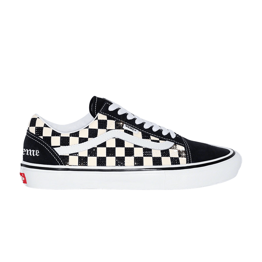 Vans Supreme X Swarovski X Skate Old Skool Black
