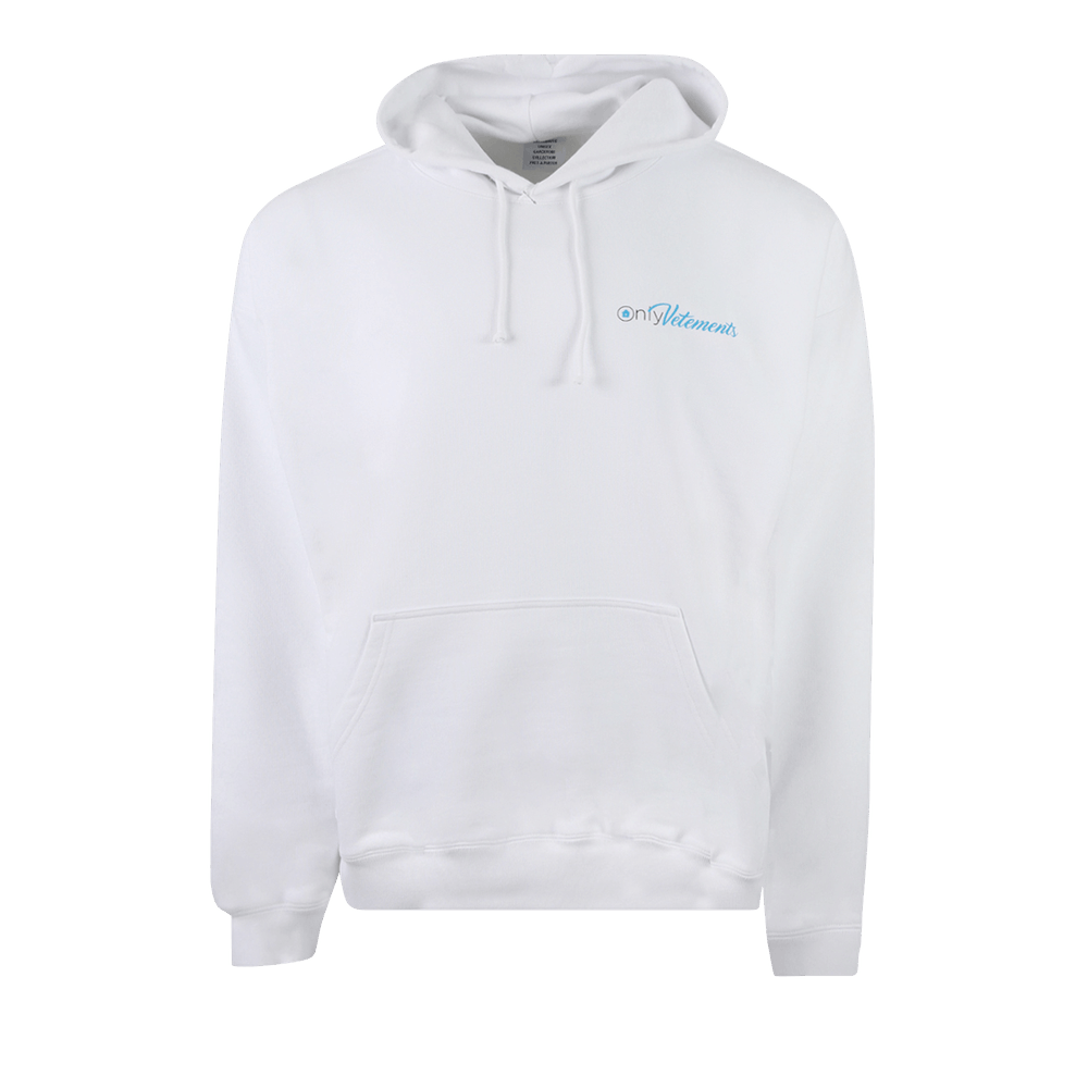 Buy Vetements Only Vetements Hoodie 'White' - UA53HD160W WHIT | GOAT