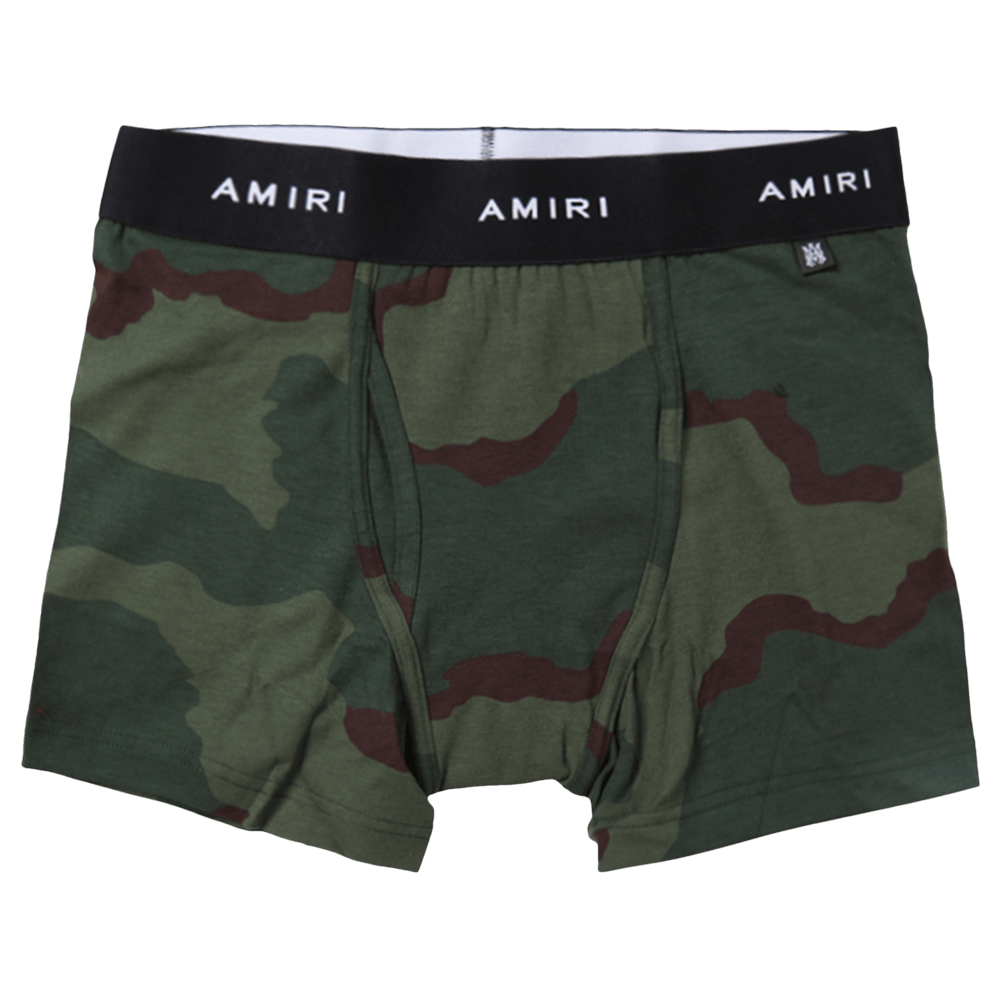 Buy Amiri Waistband Camo Boxers 'Orange/Black' - PF22MUN003