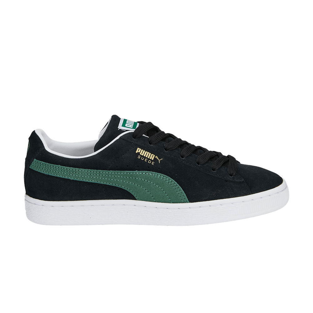 Buy Wmns Suede Classic 21 Black Deep Forest 381410 60 GOAT