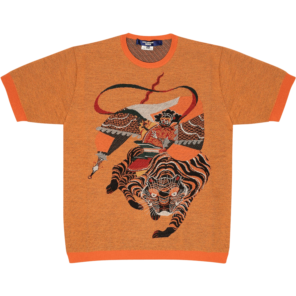 Buy Junya Watanabe MAN Short-Sleeve Sweater 'Multicolor' - WI N001