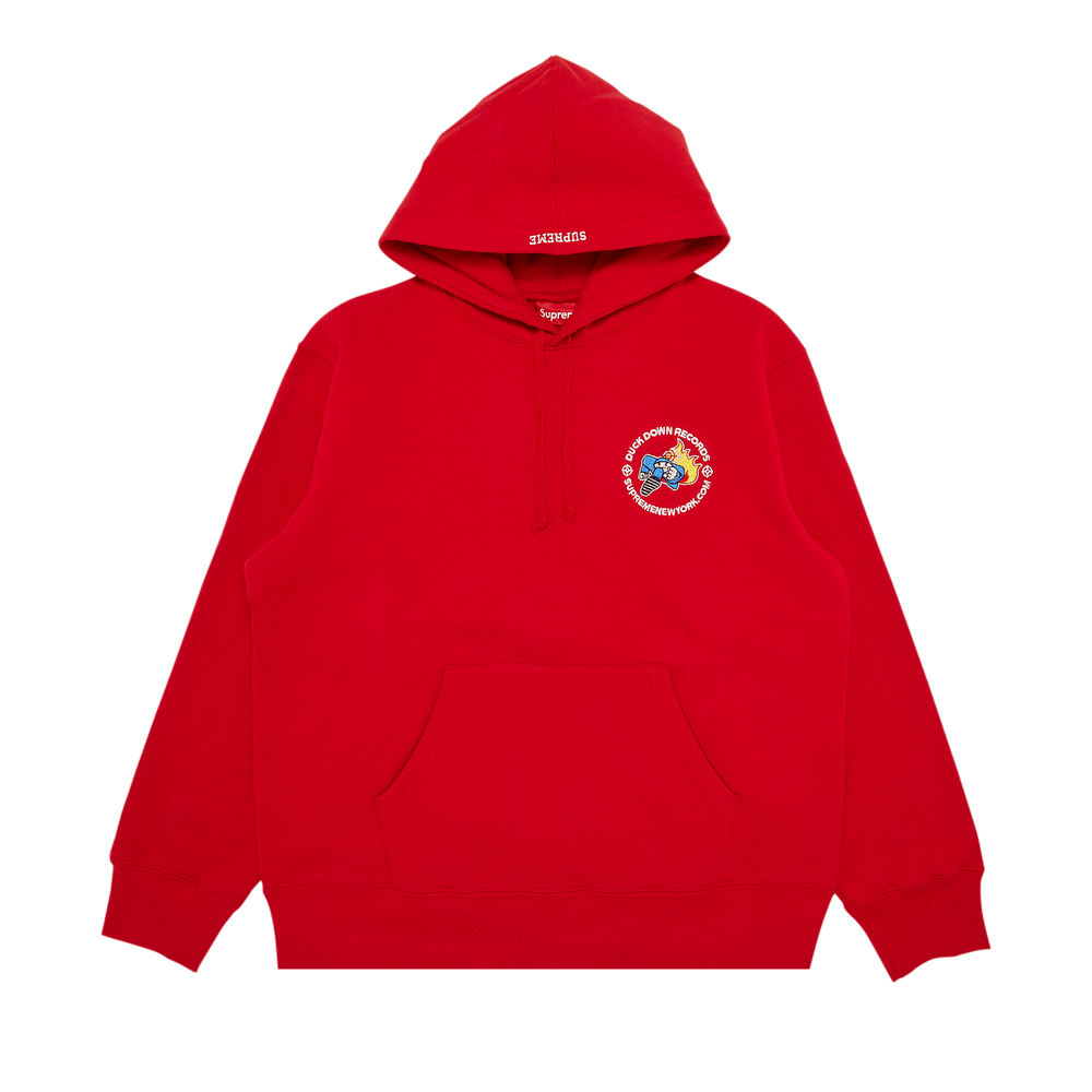 Buy Supreme x Duck Down Records Hooded Sweatshirt 'Red