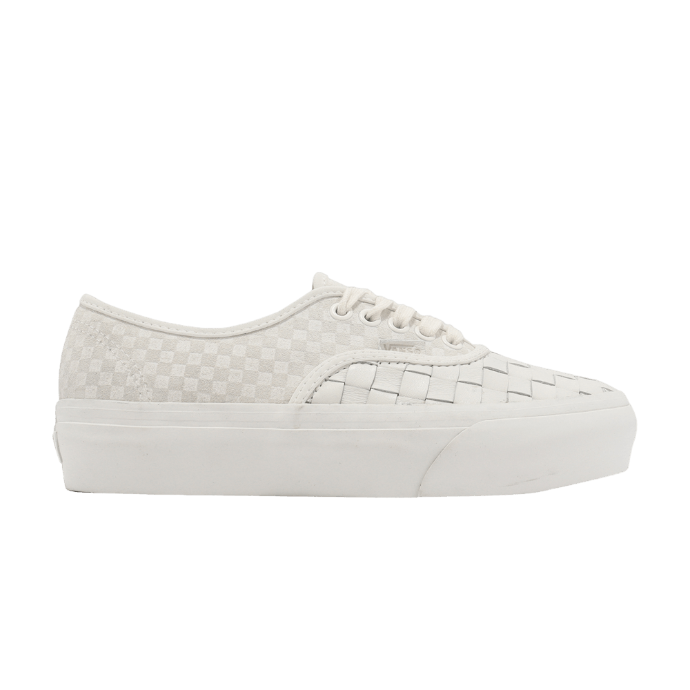 Vans Authentic Platform Woven - Blanc De Blanc