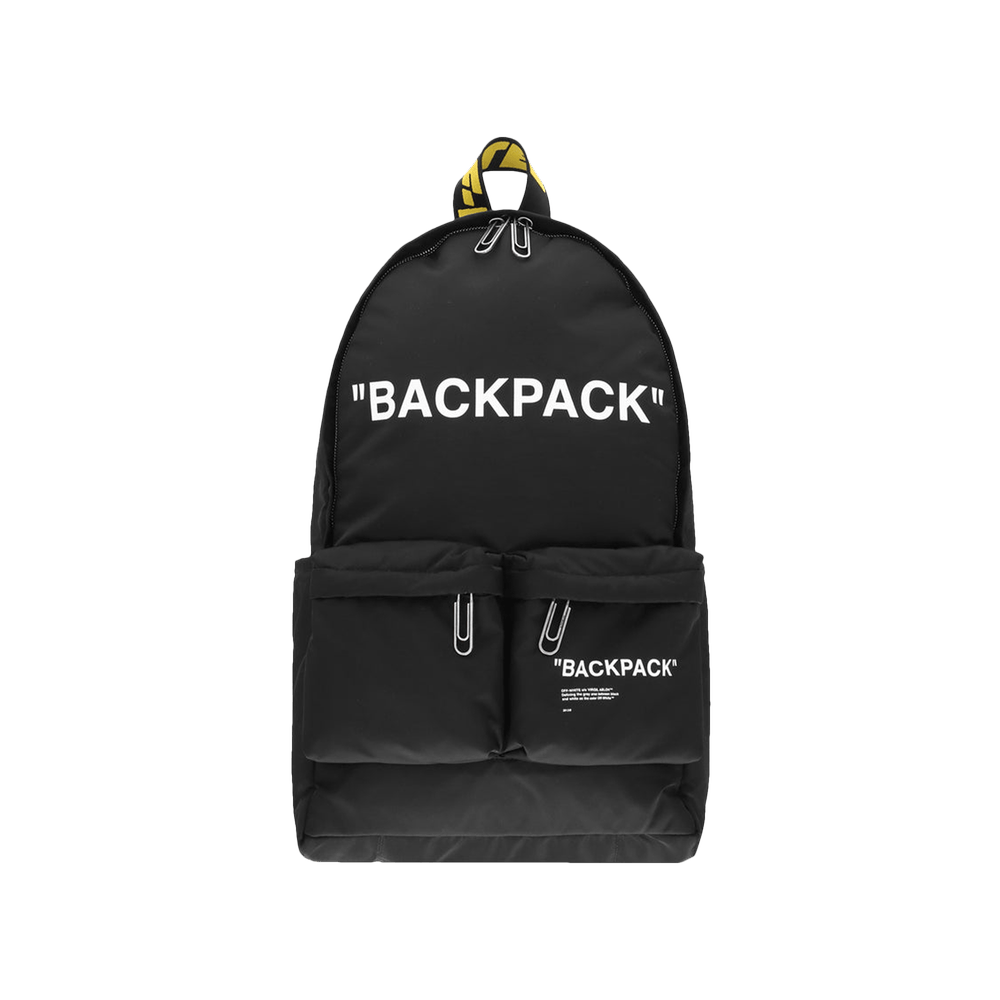 Paint Script Backpack in black | Off-White™ Official IL