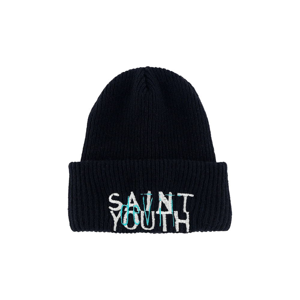 Father Sons Navy Beanie Hat With Metal Emblem - FSJ040