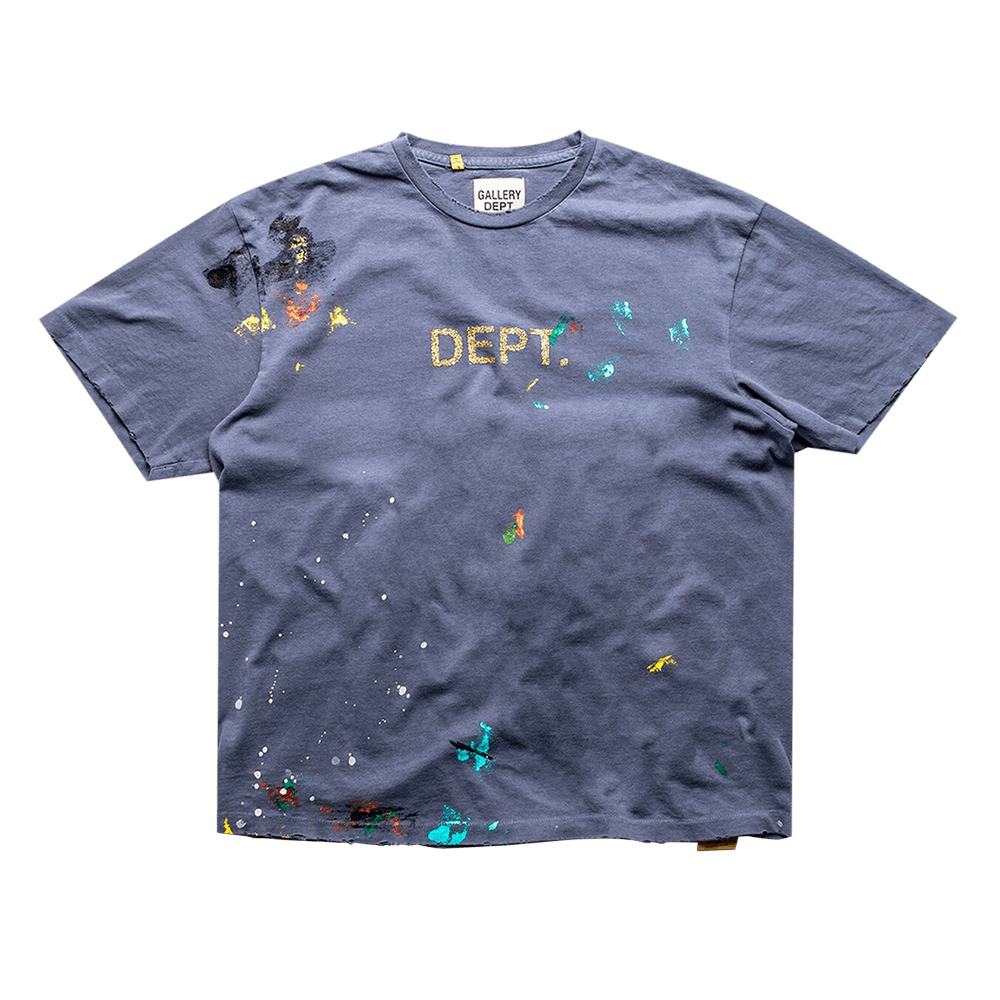 Buy Gallery Dept. Logo Painted Tee 'Navy' - DEPTNV01 NAVY | GOAT