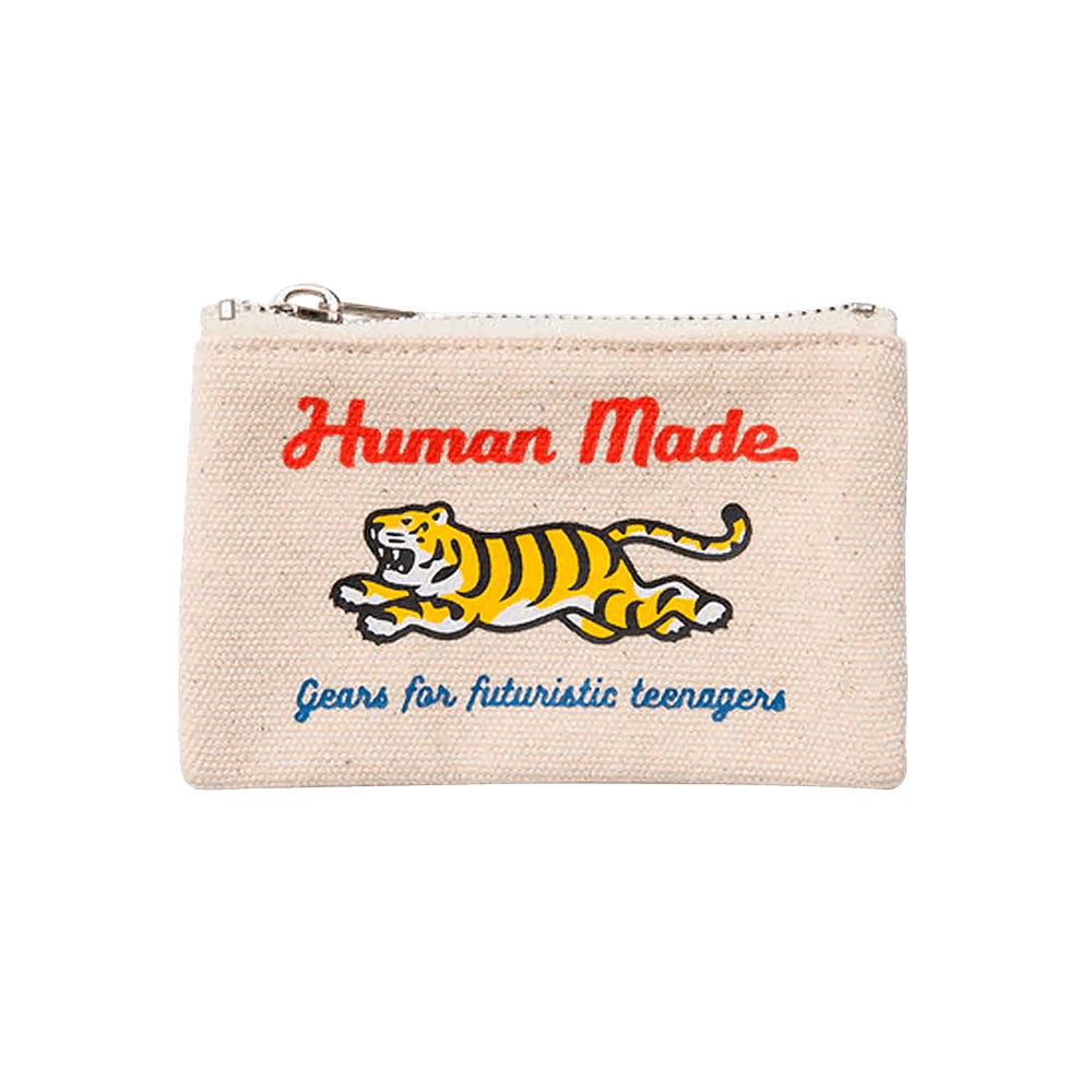 Human Made Leather Card Case SS23 White