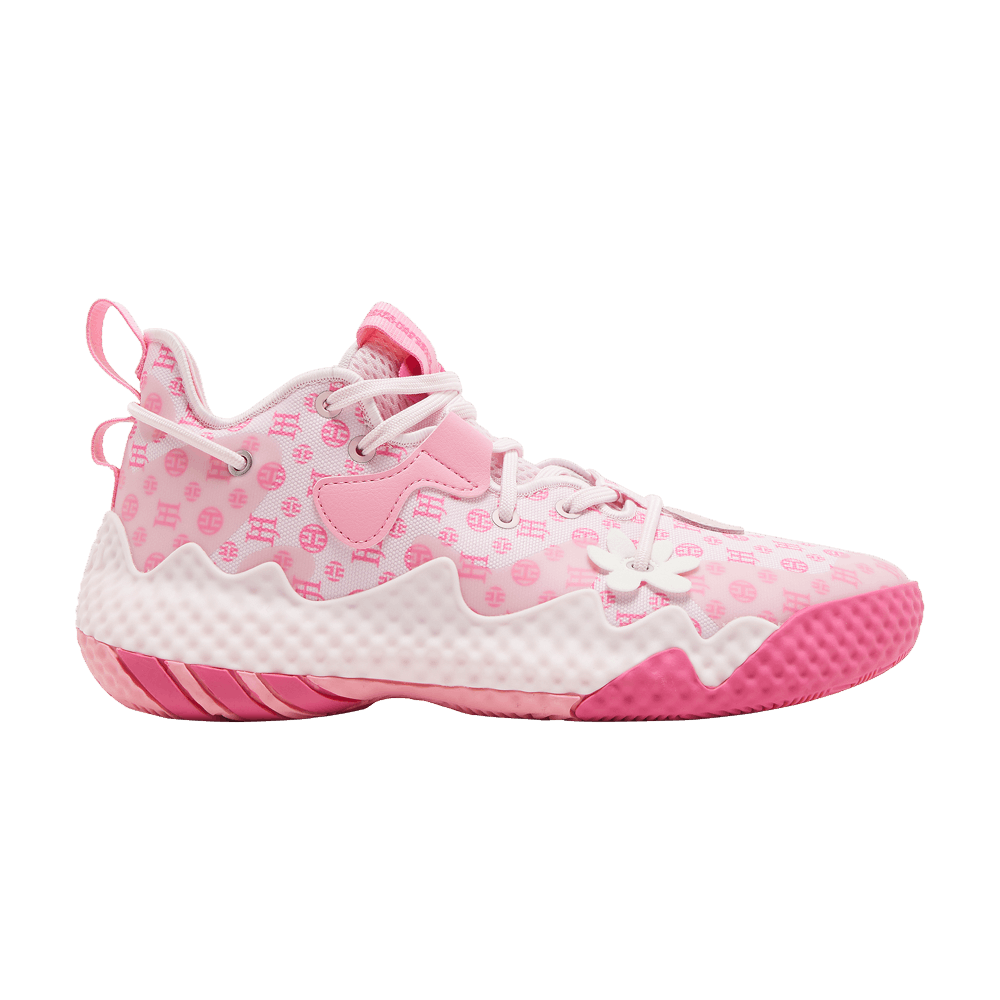 Adidas Harden Vol. 6 J Clear Pink Monogram Kid s Size 4