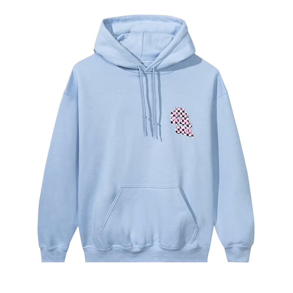 Light blue anti social social club hoodie clearance