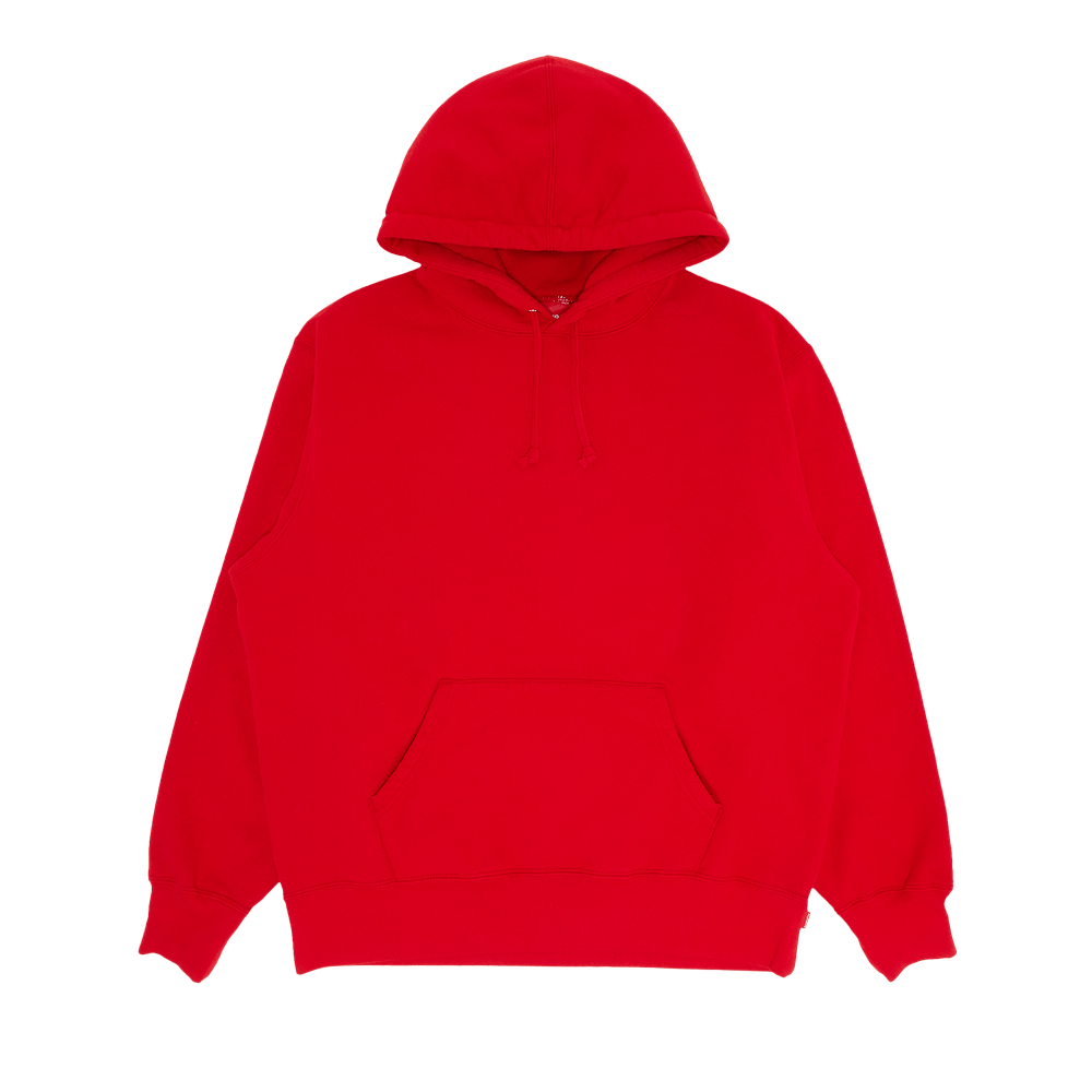 Supreme Satin Appliqu  Hooded Sweatshirt 'Red' | GOAT