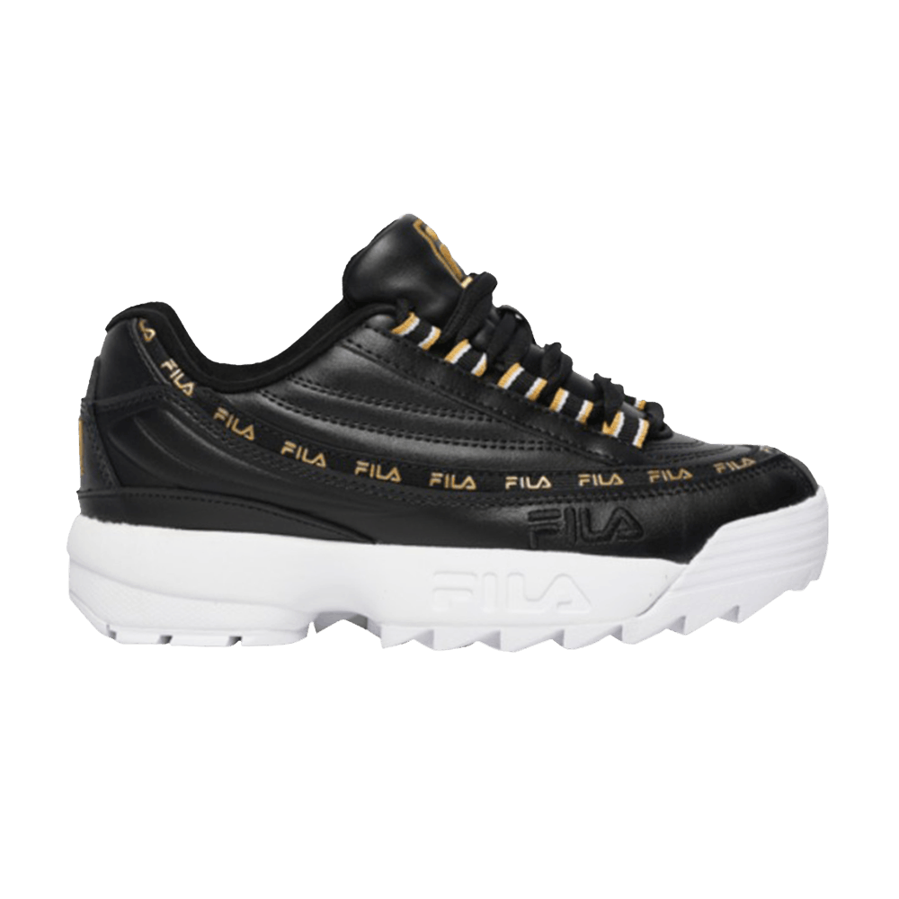 Size 7.0 Dragster 97 x Disruptor 2 Kids Black Metallic Gold