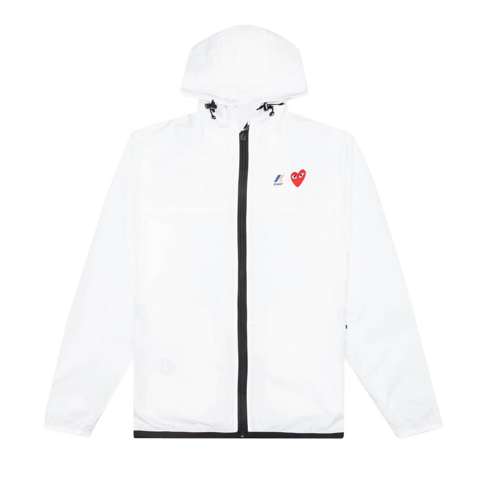 Buy Comme des Garçons PLAY x K Way Full Zip Jacket 'White