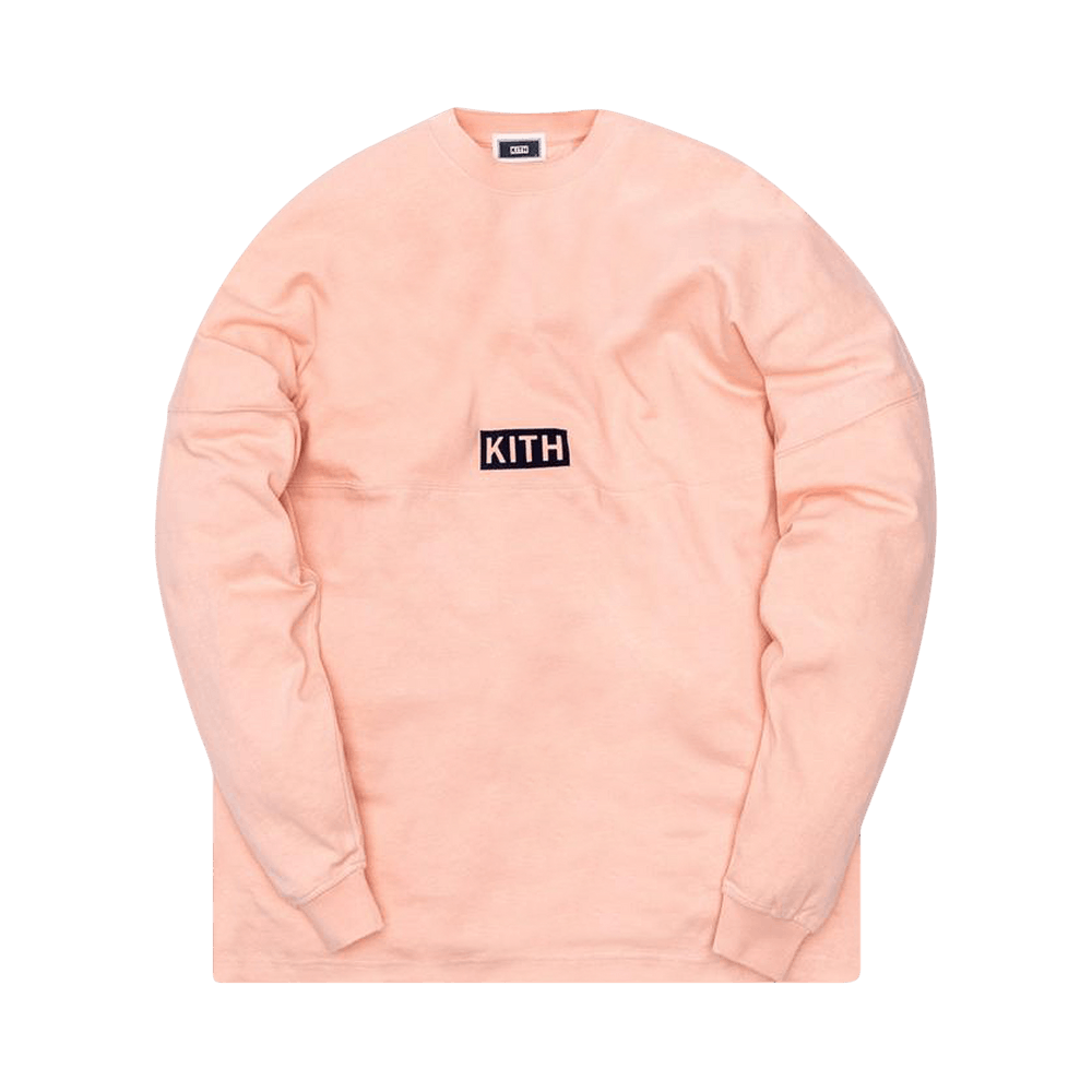 Buy Kith Track Paneled Long-Sleeve T-Shirt 'Pink' - KH3483 107 | GOAT