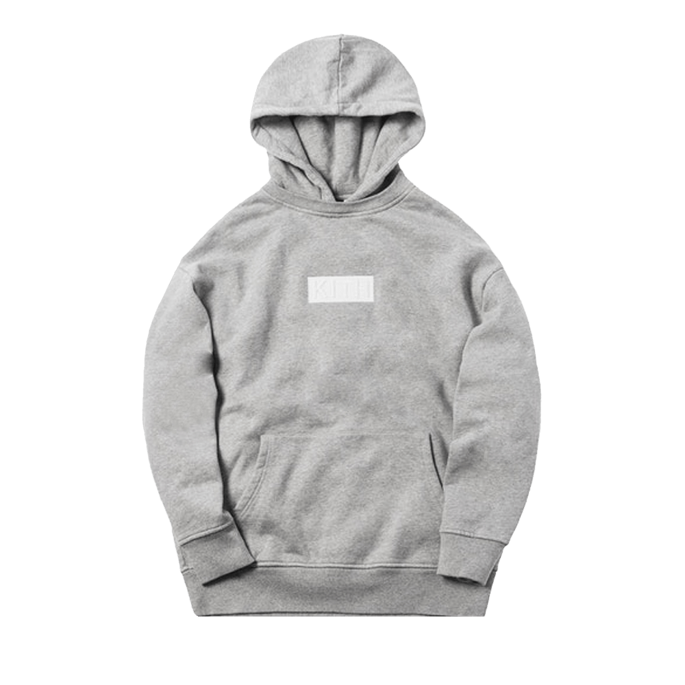 Size m Kith Classic Logo Williams II Hoodie Heather Grey