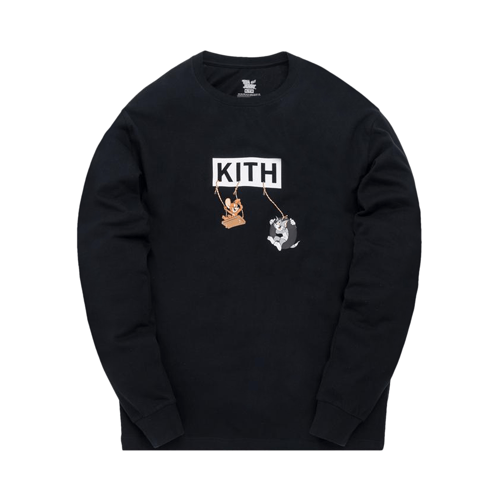 Buy Kith x Tom & Jerry Long-Sleeve Friends T-Shirt 'Black 