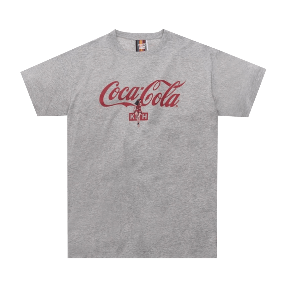 Buy Kith x Coca-Cola Hula T-Shirt 'Grey' - KH3543 103 | GOAT