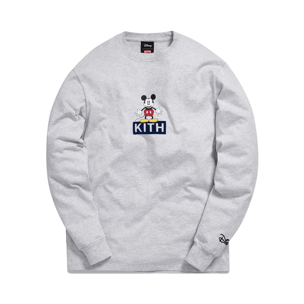 DisneyxKith Mickey Classic Logo crewneck（Disney Fenua  