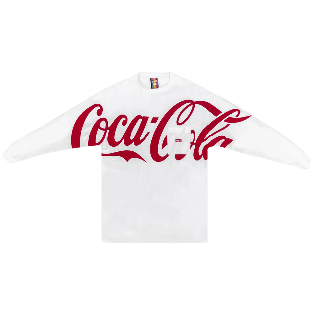 Buy Kith x Coca-Cola Quinn Long-Sleeve T-Shirt 'White' - KH3541