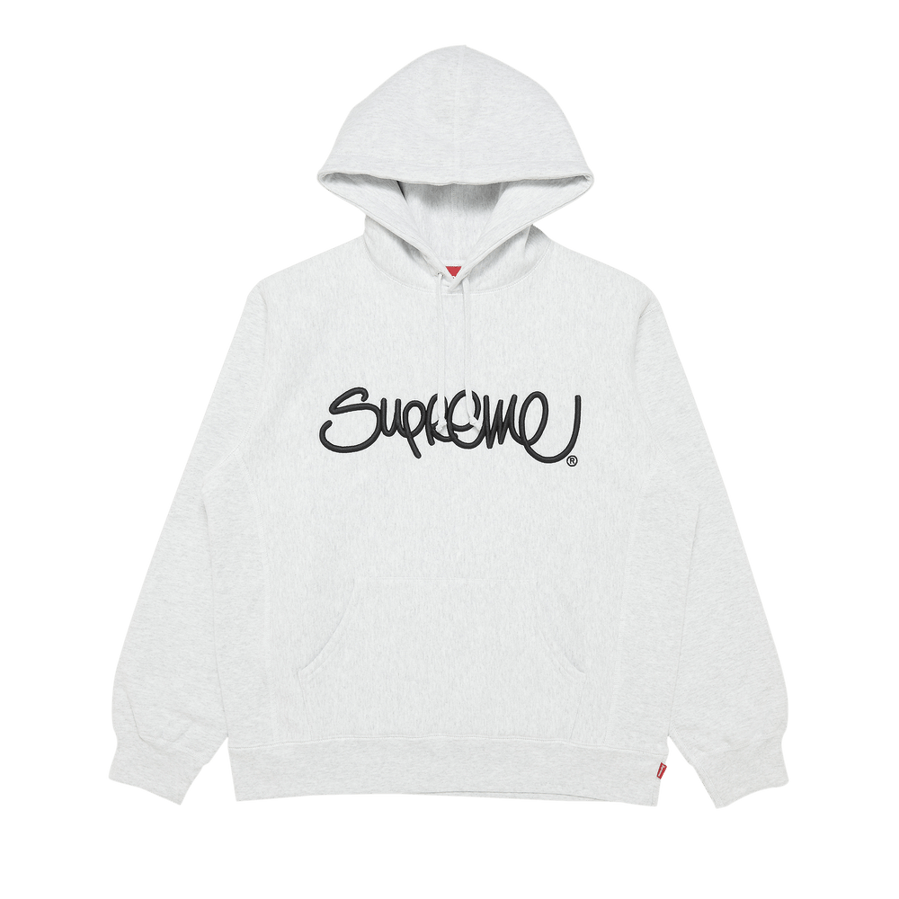 パーカー Raised Handstyle Hooded Sweatshirt Grey Buy Supreme Raised Handstyle Hooded Sweatshirt 'Ash Grey