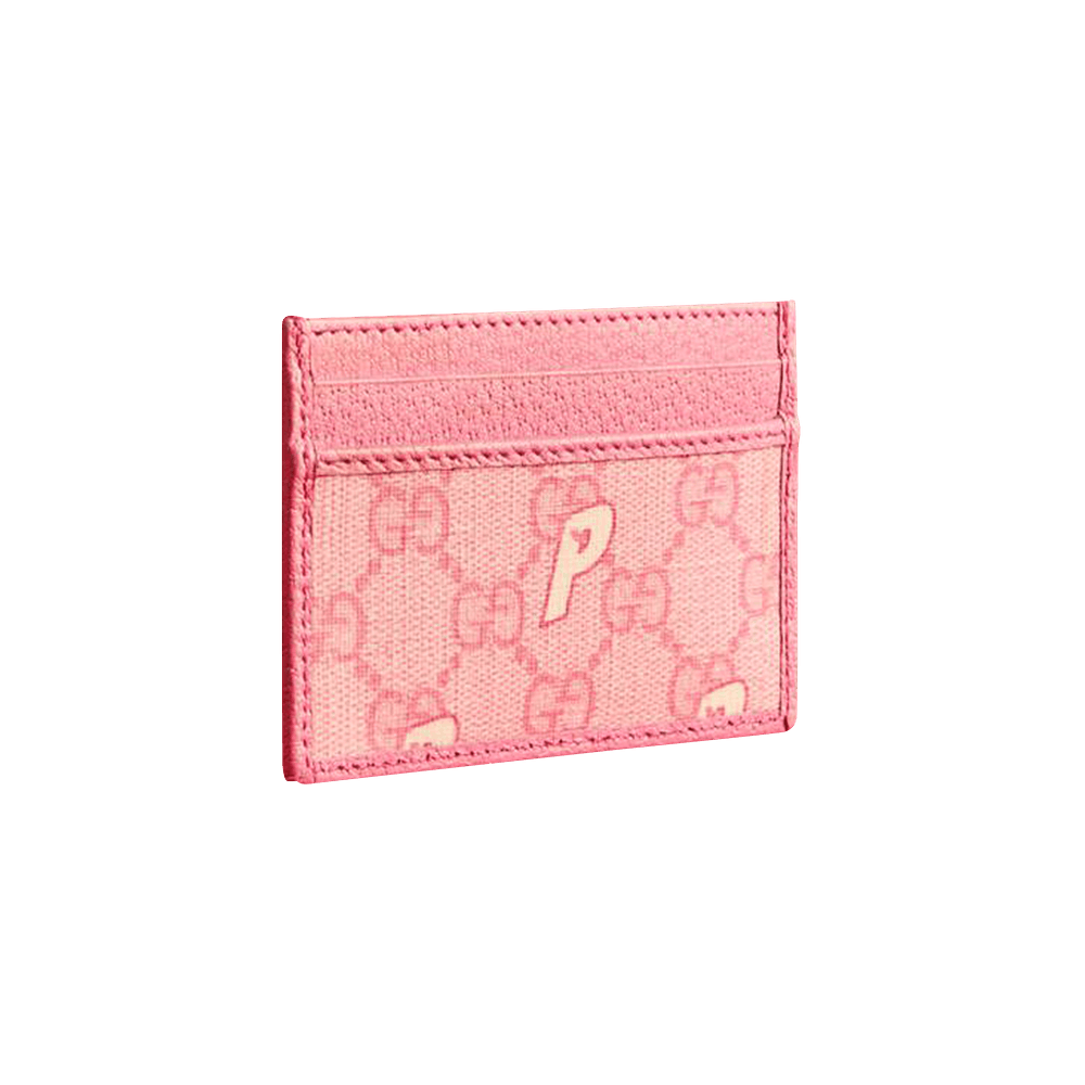 Buy Gucci x Palace GG-P Supreme Card Case 'Pale Pink' - 723148 