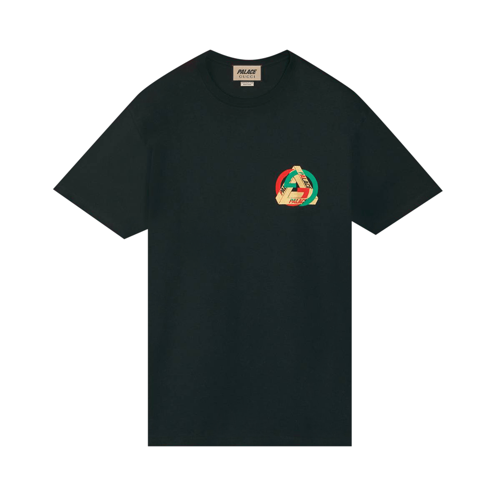 Palace x Gucci Printed Heavy Cotton Jersey T-shirt WhitePalace x Gucci  Printed Heavy Cotton Jersey T-shirt White - OFour