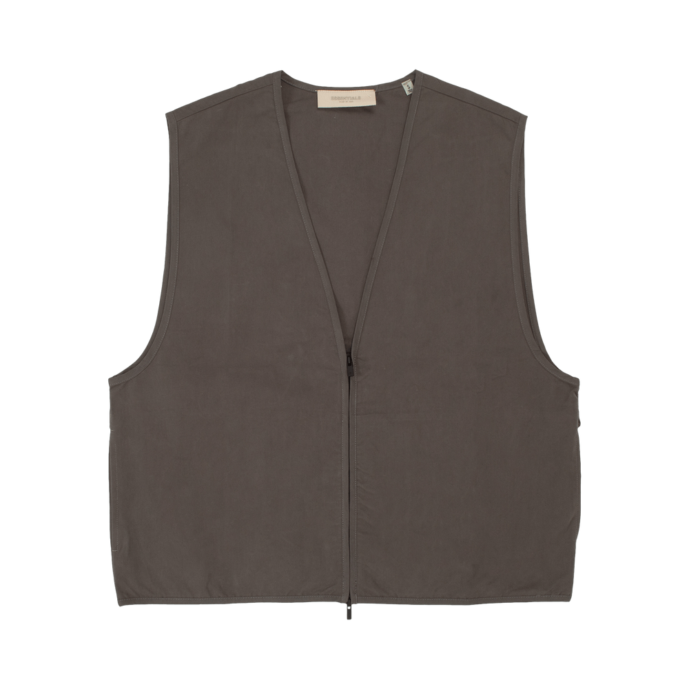 Buy Fear of God Essentials Vest 'Off Black' - 202SU222025F