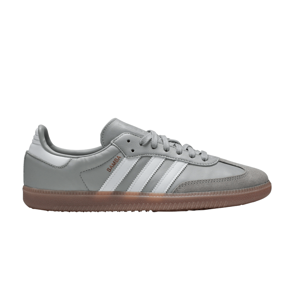 adidas gazelle silver green womens adidas Originals adidas Samba XLG Platform Samba Leather Sneakers IE39 main image 1