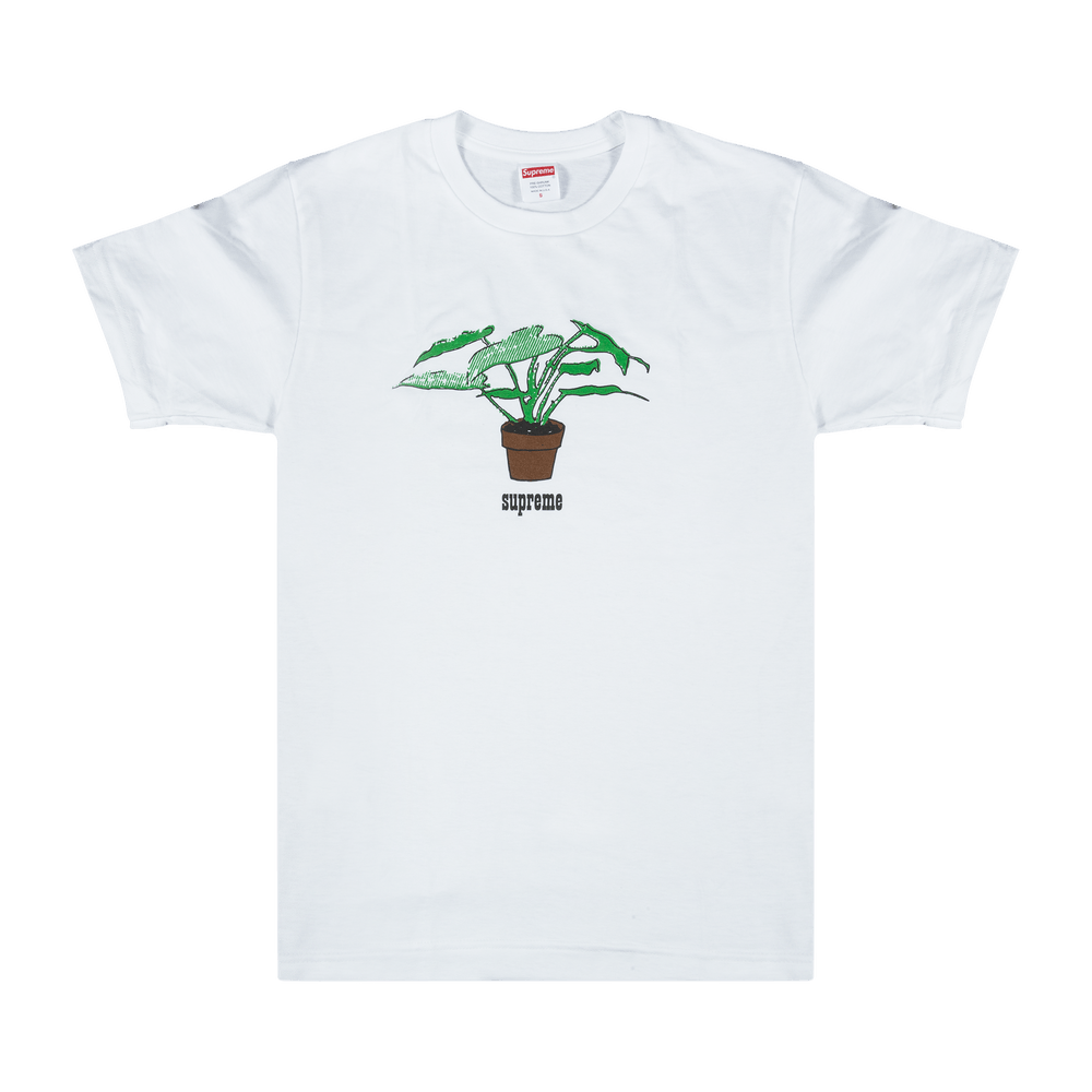 supreme plant tee white
