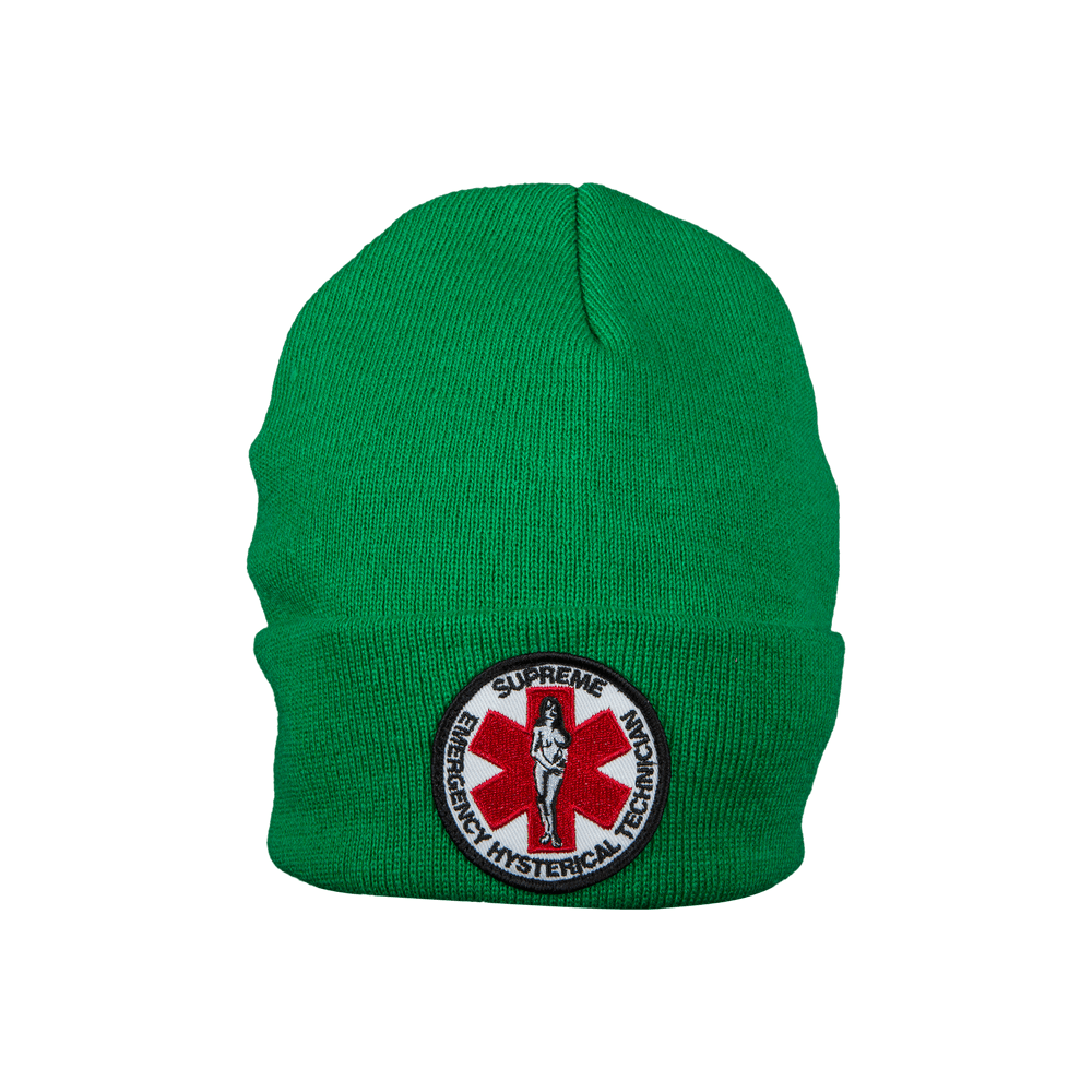 Buy Supreme x Hysteric Glamour Beanie 'Green' - FW17BN12 GREEN | GOAT