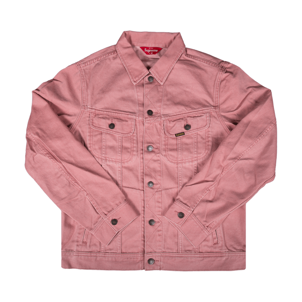 Supreme True Religion Denim Trucker Jacket Pink