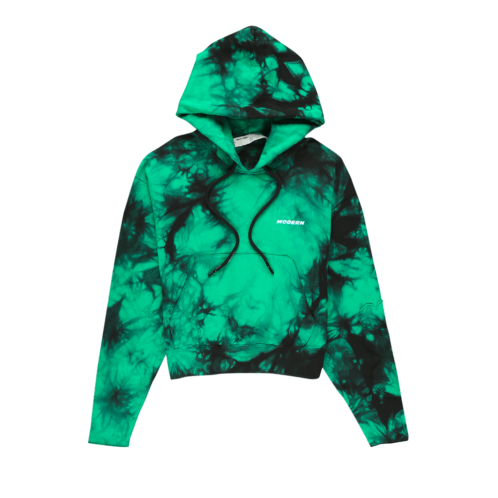 【関税&送料込】Off-White Mint Green Sweatshirt With Logo Men's Loose Fit Monogram Hoodie - Sweaters & Sweatshirts