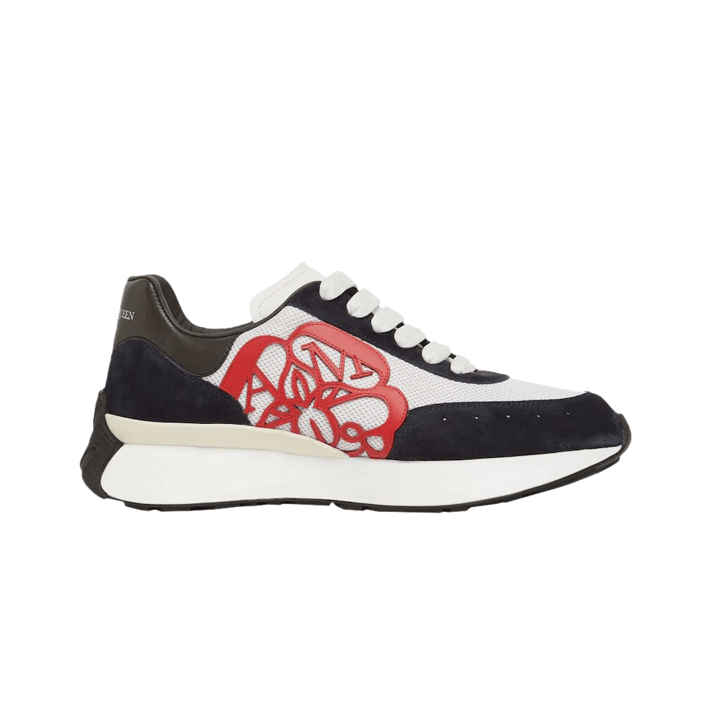 Buy Alexander McQueen Sprint Runner 'White Red' - 705074