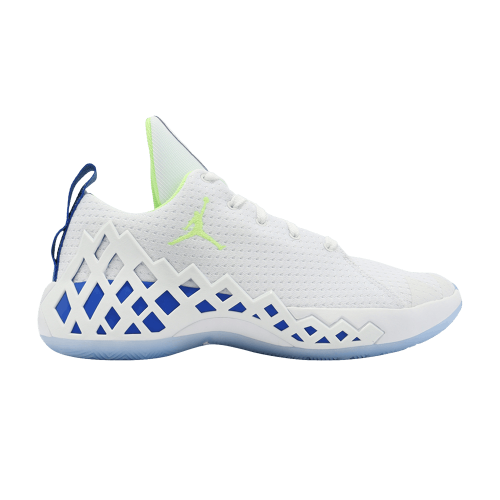 Buy Jordan Jumpman Diamond Low PF White Blue Green FB7169 131 GOAT