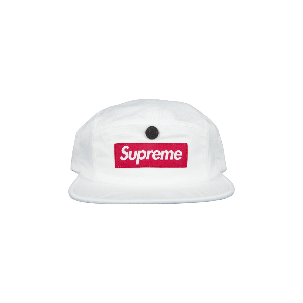 Supreme Snap Button Pocket Camp Cap ホワイト Buy Supreme Snap Button Pocket Camp Cap 'White' - FW18H98